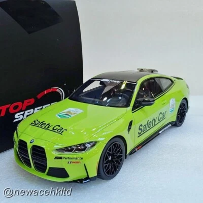 BMW M4 Safety Car 2022 Daytona 24 Hrs TOP SPEED 1/18 #TS0405 - Image 1 of 2
