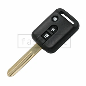 Remote Key Shell + BTN Pad fit for NISSAN Micra 350Z Pathfinder Navara Fob 3 B - Picture 1 of 3