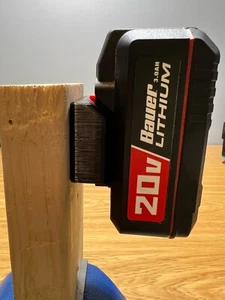 Bauer 20V Battery Holder Mount & Dock Easy Install FAST SHIPPING GUARANTEED - Picture 1 of 4