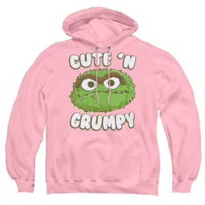 SESAME STREET CUTE N GRUMPY Licensed Adult Hooded Sweatshirt Hoodie SM-3XL - Picture 1 of 2