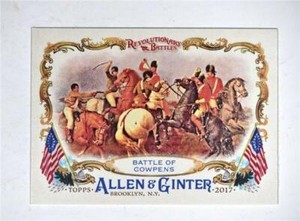 2017 Topps Allen and Ginter Revolutionary Battle #RB8 Battle of Cowpens