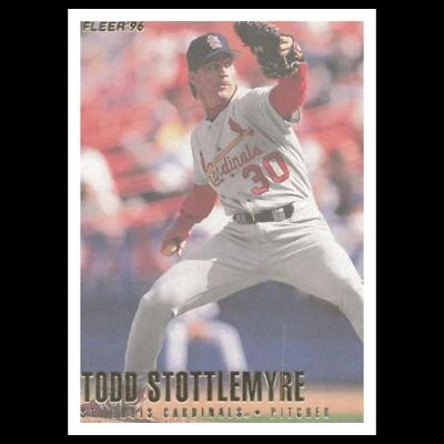 Tarjeta de béisbol Todd Stottlemyre #U194 1996 Fleer Update Cardenales de San Luis MLB Foto 1 de 3