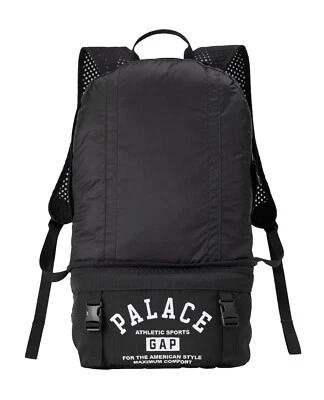 Mochila Palace Gap Mochila Convertible de Nailon Negra/Bolso Cintura Cinturón SS24 Foto 1 de 4
