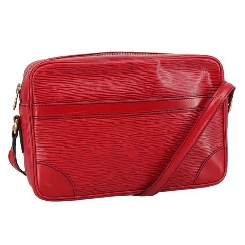 LOUIS VUITTON（LV） Borsa a tracolla Louis Vuitton Epi Trocadero 27 rossa M52317 LV originale 110004