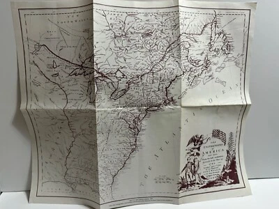 Mapa American Experiment 1986 200 aniversario creación de la Constitución 1783 Foto 1 de 4