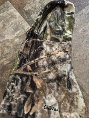 Cabela's  Full Headcover Camouflage Hunting Facemask Fleece Adjustable/ Winter - Image 1 of 4