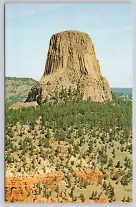 Postal Torre del Diablo Monumento Nacional, Wyoming - Imagen 1 de 2