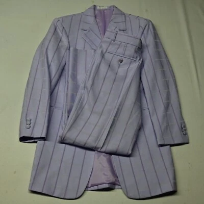 Falcone Niños 16R Lavanda Púrpura Ventana Chaqueta Pantalones Traje Foto 1 de 4