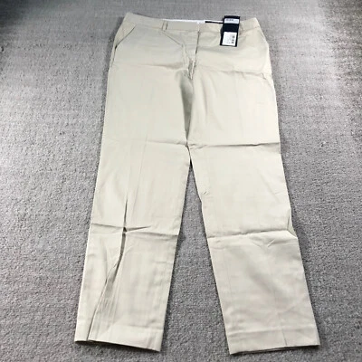 Nuevos Pantalones GANT para Mujer 8 Pantalones de Satén Mate Beige Caqui Tostado Informales Damas Foto 1 de 4