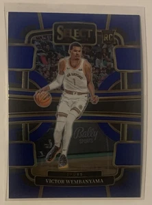 2023-24 Panini Select - Concourse Blue Prizm #87 Victor Wembanyama (RC) - Bild 1 von 2
