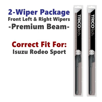 Wipers 2pk Beam Wiper Blades fits 2001-2003 Isuzu Rodeo Sport 19190x2 - Image 1 of 4