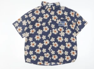 Camisa abotonada floral azul para hombre Aone Studios M - Imagen 1 de 12