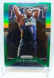 Panini Prizm 2019-20 Rookie Karte Green Prizm/ Zion Williamson - Bild 1 von 2