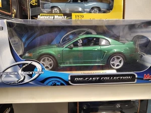 Maisto 1999 Ford Mustang GT Special Edition grün Diecast Maßstab 1:18 Diecast NEU - Bild 1 von 8