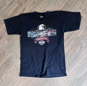 Harley Davidson Mens T-Shirt Size L. Barnet HD, El Paso Tx - Picture 1 of 2