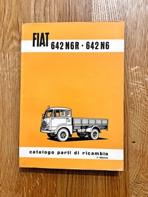 FIAT 642 N6R N6 – Catalogo Parti di Ricambio – 1ª edizione – febbraio 1962 - Immagine 1 di 4