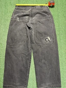 JNCO Black Skunk Jeans 32 Baggy Skater Pants Grail - Picture 1 of 6