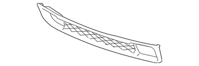 Rejilla inferior delantera genuina GM 25832387 Foto 1 de 3