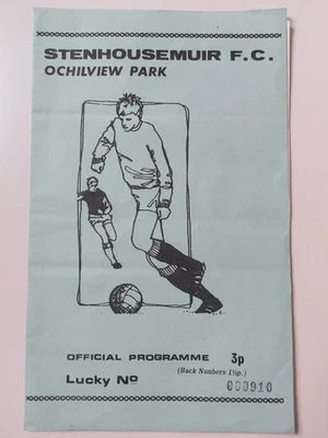 Stenhousemuir v Raith Rovers Scottish League Football Programme 31/03/1973 - Image 1 of 3