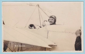 UNITES STATES UNUSED POST CARD - PILOT BENTFIELD CHARLES HUCKS - B375 - Picture 1 of 2