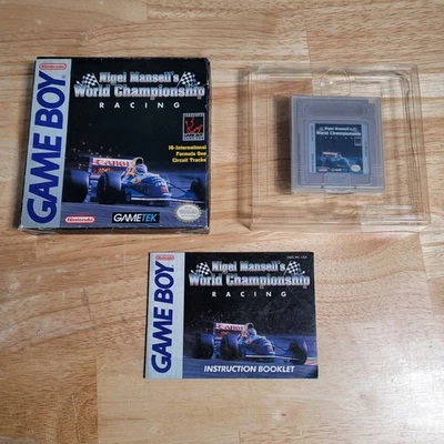 Nigel Mansell's World Championship Racing Nintendo Game Boy, 1993 CIB - Tested - Image 1 of 4