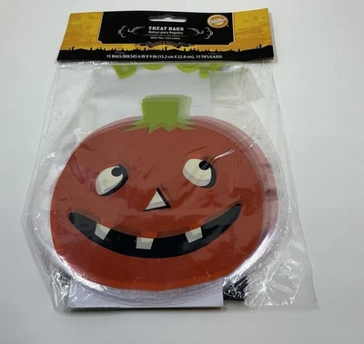 Bolsas y corbatas Wilton Tricks & Treats - 15 bolsas y corbatas en paquete - NUEVO Foto 1 de 4