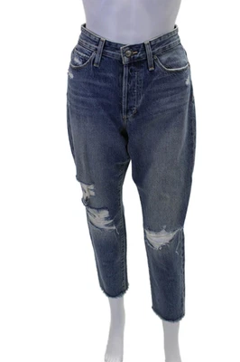 Pantalones de mezclilla Joes para mujer The Smith tiro alto pierna recta tobillo azul talla 28 Foto 1 de 4