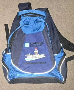 Mochila Bolsa para libros bordada Maersk Drilling UDW Drilling Program - Imagen 1 de 7
