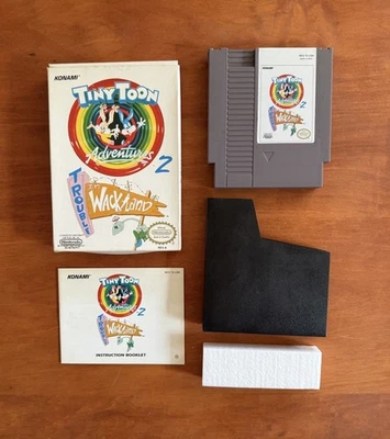 Tiny Toon Adventures 2 Trouble In Wackyland (Nintendo NES) Great Condition CIB - Image 1 of 4