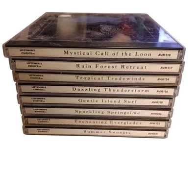 Nature's Magic CD Bundle Lot x 8 Albums Rainforest Sea Springtime Sunsets - Image 1 of 4