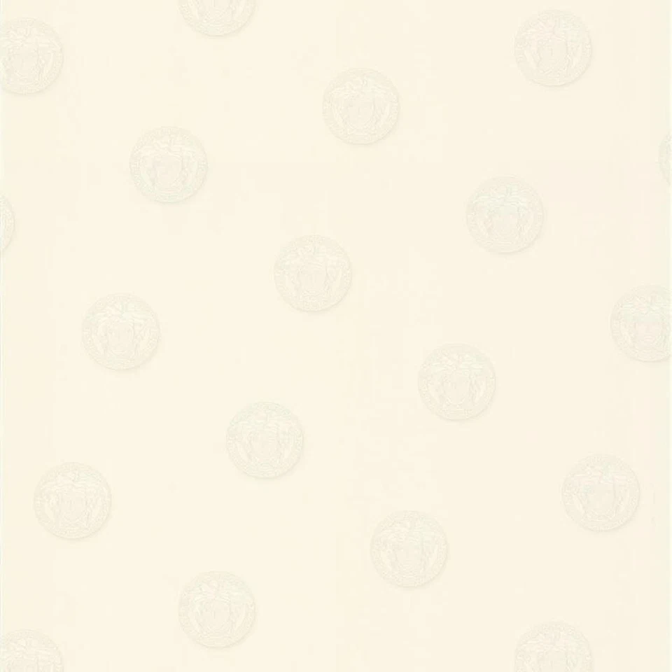 348621 - Papel Pintado Versace Llave Griega Motivo Medusa Blanco AS Creación Foto 1 de 1