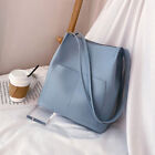 Womens Bucket Bag Pu Handbag Shoulder Bag Large Capacity Shopping Tote Bag