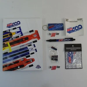 2017 Indy 500 Program Fan Pack Event Pins Patch Decal Keychain Ballpoint Ink Pen - Picture 1 of 9