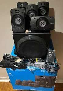 Logitech Z906 5.1 Surround Sound Speaker System - THX, Dolby Digital, DTS - Afbeelding 1 van 3