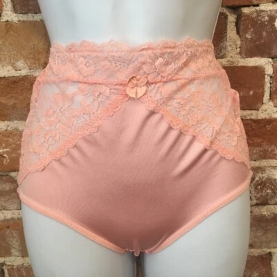 Bragas cortas Rhonda rosa cizalla con inserción de encaje sin costuras Lt Control XS nuevas Foto 1 de 4