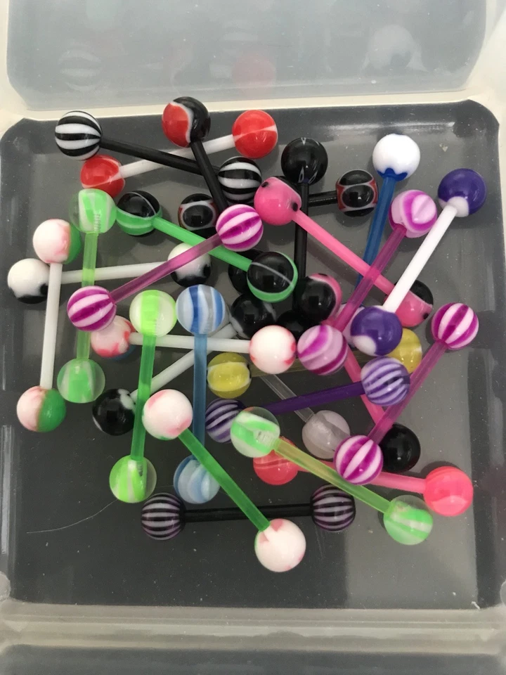 5x Plastic Flexible Tongue Bars - Image 1 of 1