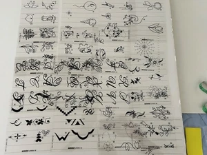 20 tarjetas de diseño para Bernina bordado Artista 180 y más alfabeto, flores++++ - Imagen 1 de 4