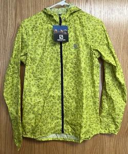 New Salomon "Fast Wing Graphic Hoodie" Women's Medium Hiking Running Trail - Picture 1 of 3