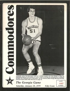 Programma basket maschile Vanderbilt vs Georgia 1979 - Foto 1 di 3