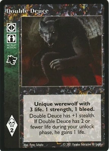 Double Deuce x1 Black Chantry Kickstarter Promo VTES Jyhad - Imagen 1 de 1