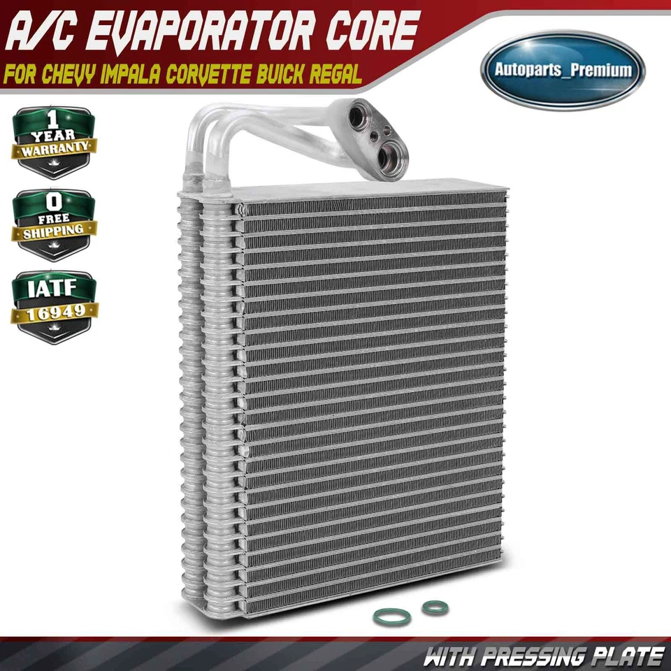 Núcleo de evaporador de aire acondicionado de 1 pieza para Chevrolet Impala Buick Century Oldsmobile Pontiac Foto 1 de 4