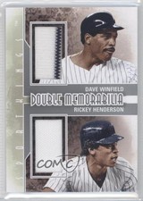 2012 Sportkings Series E Silver Dave Winfield Rickey Henderson #DM-02 HOF