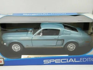 Ford Mustang GT 1968 cobra jet diecast car Maisto 1:18 edición especial 31167bl - Imagen 1 de 3