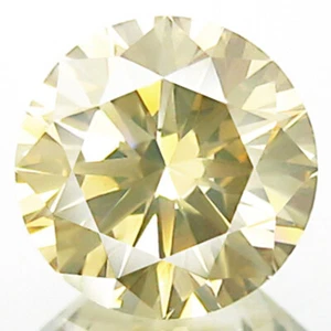 1.11ct Dazzling Golden Yellow Natural Diamond Perfect Brilliant Round Diamond - Picture 1 of 8