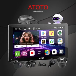 ATOTO 7" Portable Wireless Car Stereo Apple Carplay Radio GPS NAVI Mirrorlink - Picture 1 of 20