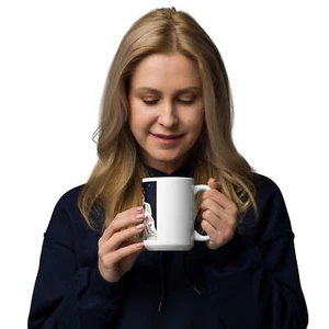 Taza blanca brillante - Imagen 1 de 5