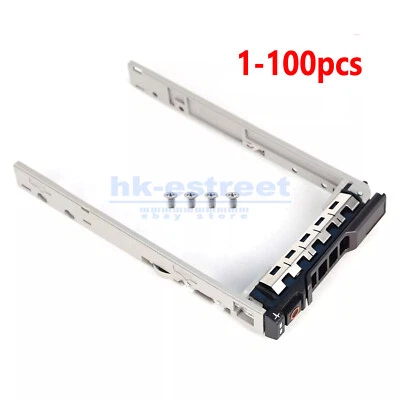 Lot 8FKXC 08FKXC 2.5" SAS Tray Caddy For Dell R510 R620 R630 R720 R720XD R730XD - Image 1 of 4