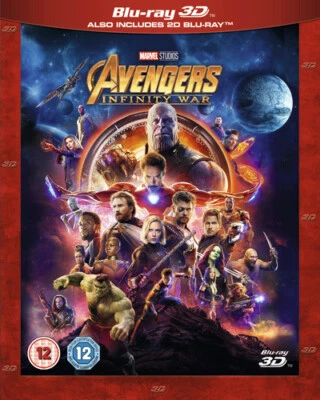 Avengers: Infinity War Blu-ray (2018) Robert Downey Jr., Russo (DIR) cert 12 2 - Image 1 of 2