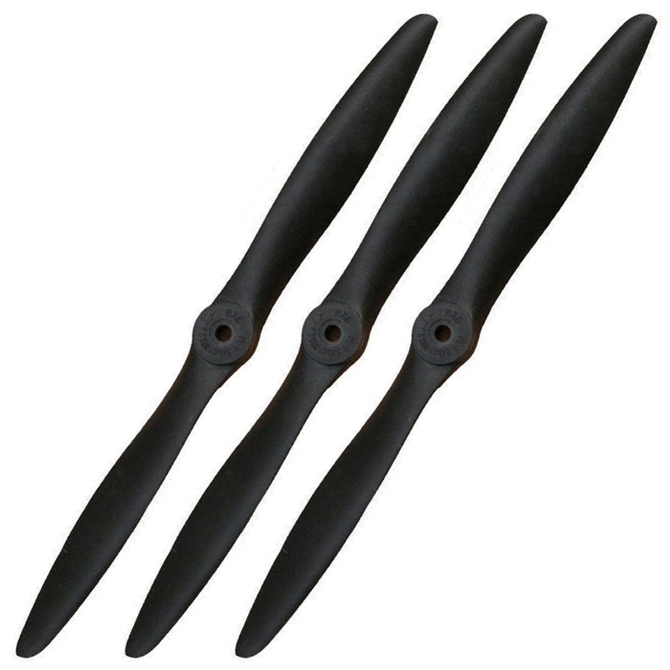 XOAR PJG 7x4 RC Model Airplane Propeller 7 Inch Nylon Nitro Glow Prop (3-Pack) - Image 1 of 1