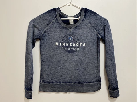 NBA Minnesota Timberwolves Adult Women Off Season Pull Over XLarge Fleece Lined Cover